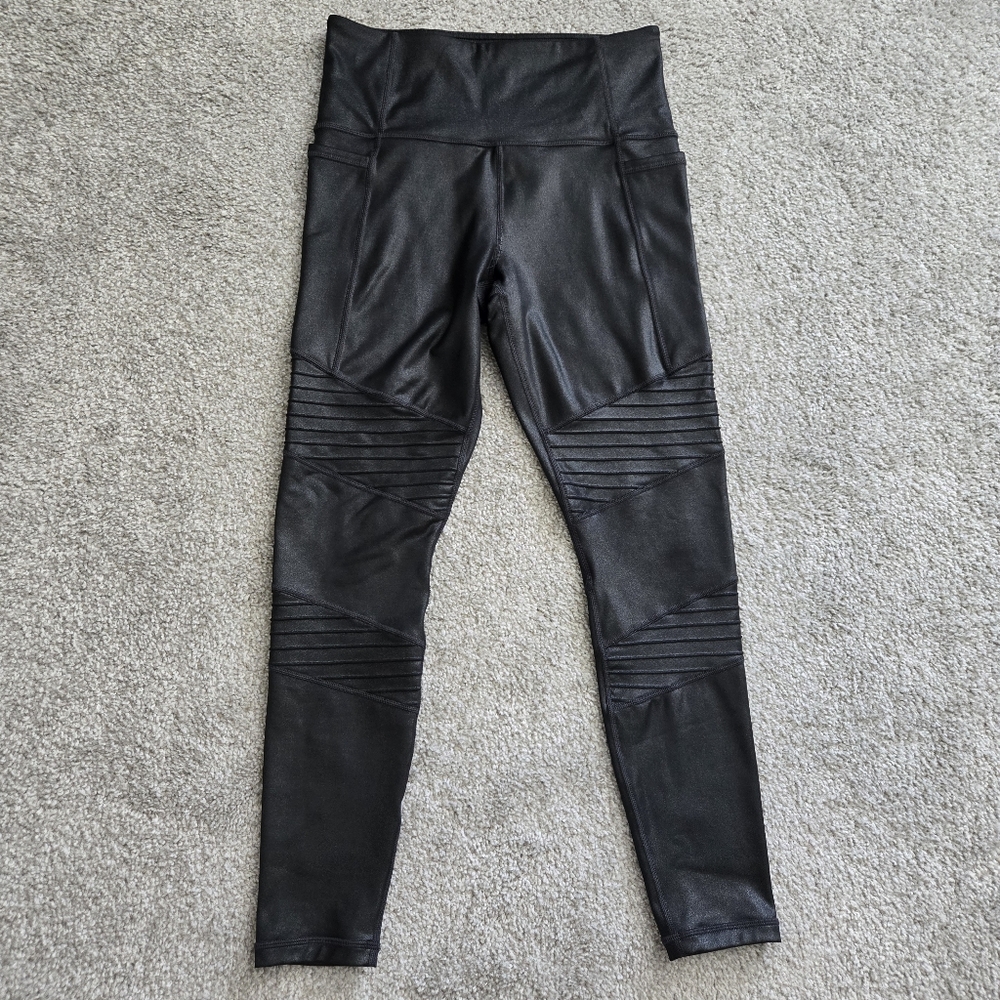 Athleta inclination moto tight, small